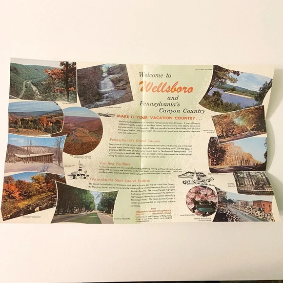 Vintage Grand Canyon Wellsboro Pennsylvania Travel Brochure - Picture 3 of 8